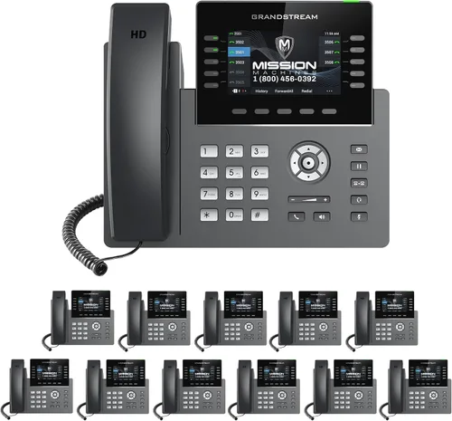 Miniatura 7 de Sistema de Telefono Empresarial 'Mission Machines' G400C: Incluye Teléfonos Grandstream GRP2615 + Servidor en la Nube 'Mission Machines' + 3 Meses