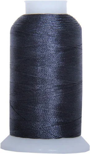 Miniatura 11 de Carretes de hilo de poliéster, 1000 m – 160 colores – Peso del hilo: 40 40wt trilobal polyester embroidery thread with bright sheen. Works with