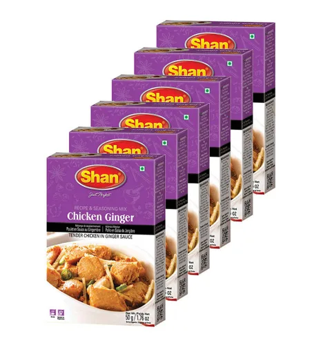Miniatura 40 de Shan Korma Recipe and Seasoning Mix 1.76 oz (50g) - Spice Powder for Traditional Meat in Yogurt Sauce - Suitable for Vegetarians - Airtight Bag in a