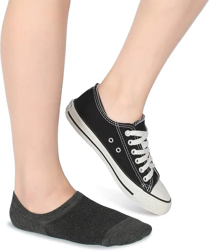 Miniatura 5 de Leotruny 6 pares de calcetines de bambú con diseño de malla de corte bajo antideslizantes sin presentación