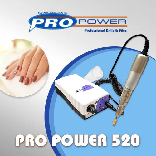Miniatura 5 de Medicool Paquete de 2 archivos eléctricos Pro Power 520 + kit de brocas PP520+FBK2