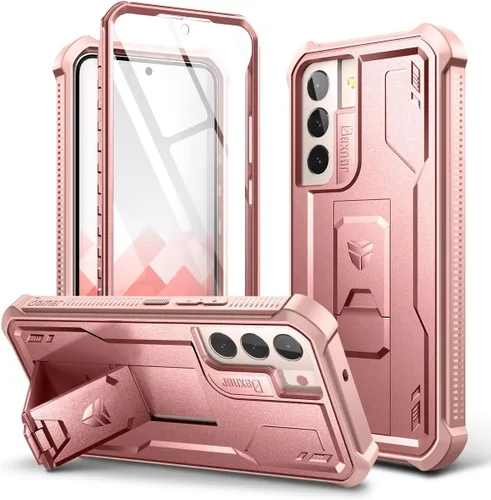 Miniatura 9 de Dexnor Funda para Samsung Galaxy S22 Plus, [protector de pantalla y soporte integrados] Protección de grado militar resistente a prueba de golpes