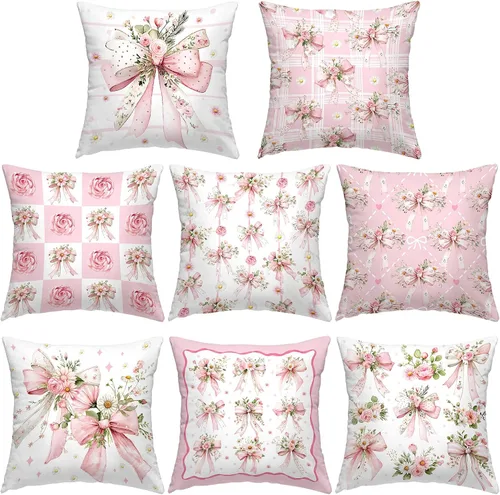 Miniatura 19 de 8 fundas de almohada de regreso a la escuela, 18 x 18 pulgadas, composición, fundas de almohada para cuadernos, fundas de almohada para el aula