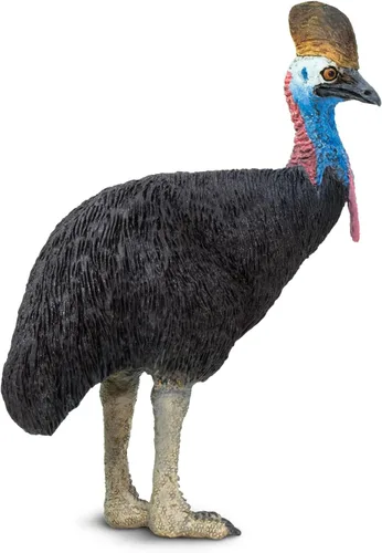 Safari Ltd. Figura de cassowary - Figura detallada de plástico de 3.5 pulgadas, juguete educativo para niños, niñas y niños a partir de 3 años