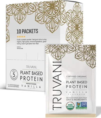 Miniatura 12 de TRUVANI – Polvo de proteína a base de plantas – Proteína orgánica certificada USDA en polvo, vegano, sin OMG, sin gluten