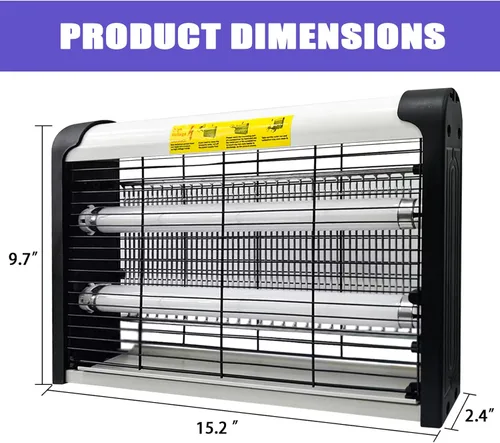 Miniatura 5 de BAIMNOCM Bombilla de repuesto para exterminador de insectos de 7.5 pulgadas, 15 vatios para BK-15D BF-35, funciona con bandera negra BZ-15 BB-15WHT