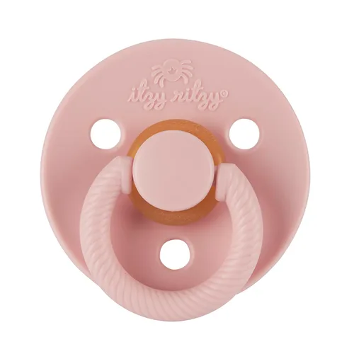 Miniatura 2 de Itzy Ritzy Chupones de goma natural (juego de 2) – Chupones para bebés con pezón en forma de cereza y grandes agujeros de aire para mayor seguridad