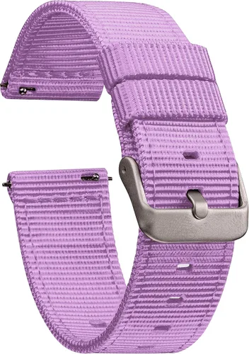 Miniatura 11 de GadgetWraps Correa de reloj de nailon con pasadores de liberación rápida compatible con Gizmo Watch, Samsung, verde esmeralda guijarro, 0.787 in