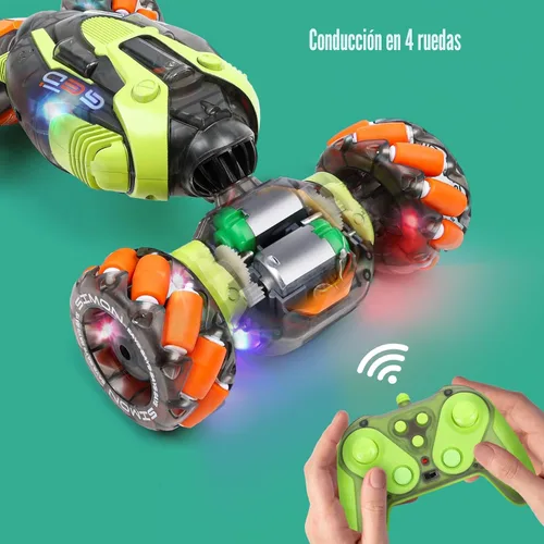 Miniatura 7 de FUNiOi Coche de acrobacias RC con detección de gestos – Juguete de deriva remoto y controlado a mano para niños de 5 a 7 años, 6 a 8, 9, 10, 11 y 12