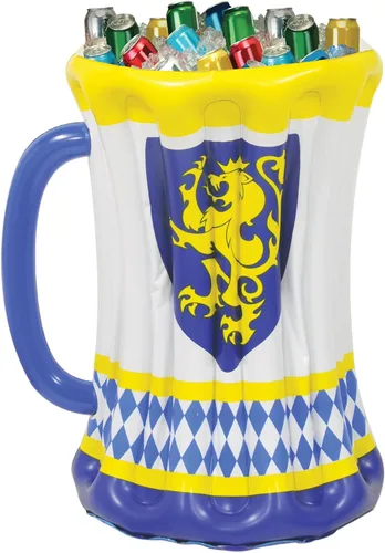 Miniatura 5 de Beistle Hielera inflable de la taza de cerveza del Oktoberfest – Enfriador de bebidas, contenedores de bebidas para fiestas, enfriador de bebidas