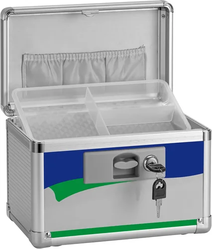 Miniatura 8 de Caja con cerradura para medicamentos para medicación segura – 11.2 x 7.6 x 7.6 pulgadas – Caja de almacenamiento con cerradura para medicamentos