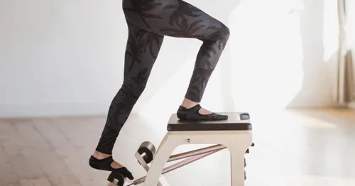 Miniatura 3 de TAVI NOIR Emma - Calcetines antideslizantes para mujer, antideslizantes, para entrenamiento deportivo activo, barra de pilates, calcetines de yoga