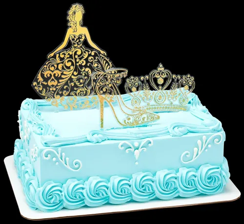 Miniatura 8 de DecoPac QUINCEANERA - Kit de decoración de tartas, adornos para tartas y cupcakes XL-GOLD para niñas, dulces 15 cumpleaños y fiestas, membrillo años