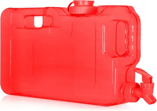 Miniatura 7 de Geo Sports Bottles Botella dispensadora de agua para refrigerador a prueba de fugas de 1.1 galones sin BPA con grifo y tapa de rosca de 2.283 in