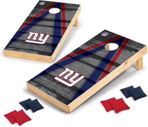 Miniatura 22 de Wild Sports - Set para jugar al cornhole (meter sacos pequeños en un agujero) con tablero de madera de 2 x 4 pies y 8 sacos con frijoles, diseño