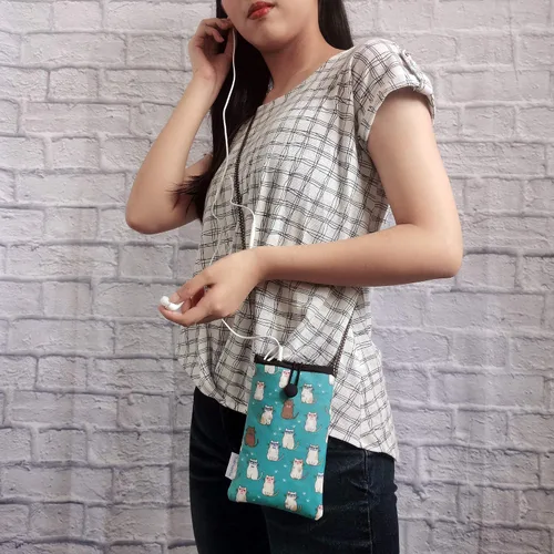 Miniatura 2 de Tainada Cartera cruzada pequeña para mujer, bolsa de viaje para teléfono celular, bolsa para iPhone 16/15/14 Pro, 16/15/14; Samsung S24, S23, A54