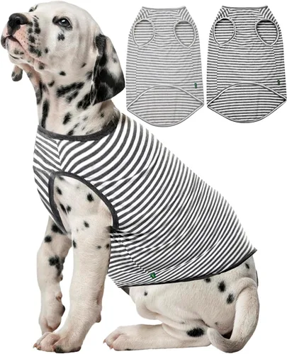 Miniatura 13 de Camisa azul en blanco para perros,Camisetas grandes para perros y niñas,Camiseta lisa de bulldog francés,L azul real Azul y Royal