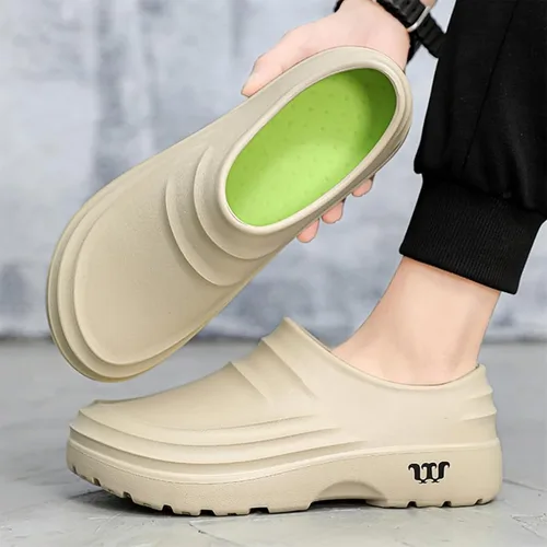Miniatura 3 de Zapatos de chef para mujeres y hombres, zapatos de trabajo unisex, antideslizantes, ligeros, impermeables, para exteriores, zuecos Armadillo