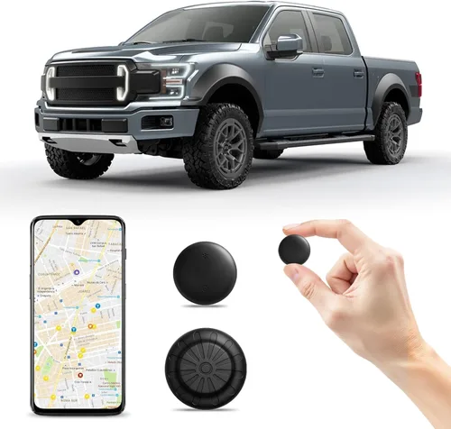 Mini GPS Tracker for Vehicles (Universally for Android & iOS), Hidden Car Location Tracker w/Magnetic Case, Item Finder for Google Find Hub & iOS