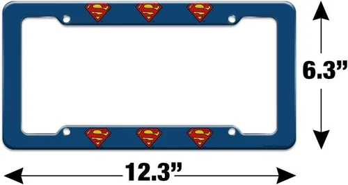 Miniatura 4 de GRAPHICS & MORE Superman Classic S Shield - Marco para placa de matrícula