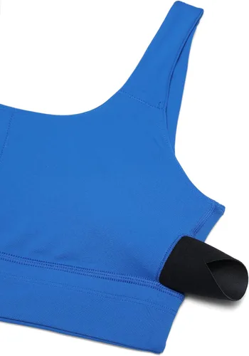 Miniatura 58 de CRZ YOGA Butterluxe - Brasier deportivo con espalda en U para mujer, cuello redondo, acolchado, de bajo impacto, para yoga, entrenamiento
