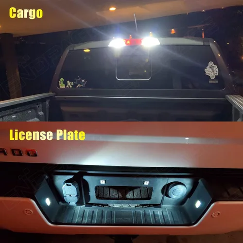 Miniatura 5 de Kit de 9 luces LED blancas para interiores Chevrolet Colorado/GMC Canyon 2004 2005 2006 2007 2008 2009 2010 2011 2012 paquete de iluminación LED +