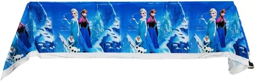 Miniatura 2 de El paquete de 41 suministros de fiesta de cumpleaños de Frozen incluye 20 platos, 20 servilletas + 1 mantel para la decoración de fiesta de Frozen