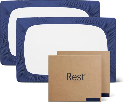 Miniatura 28 de REST® Evercool®+ Sábana bajera ajustable, tamaño King, azul claro, 15 pulgadas de profundidad (hasta 18 pulgadas), ropa de cama transpirable
