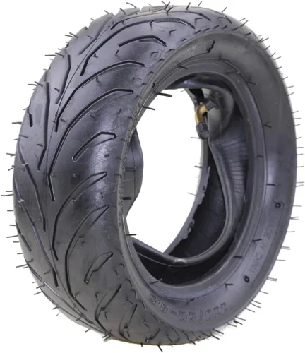 Miniatura 2 de Trkimal - Cámara de aire para rueda trasera de 110/50-6,5 con válvula angular TR87 para minimoto de 38 cc, 47 cc, 49 cc. Compatible con MTA1, MTA2