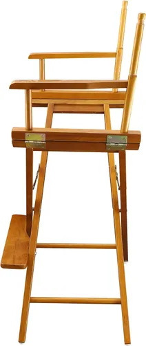 Miniatura 11 de Casual Home silla de director de 18 pulgadas, únicamente armazón, Madera, Honey Oak