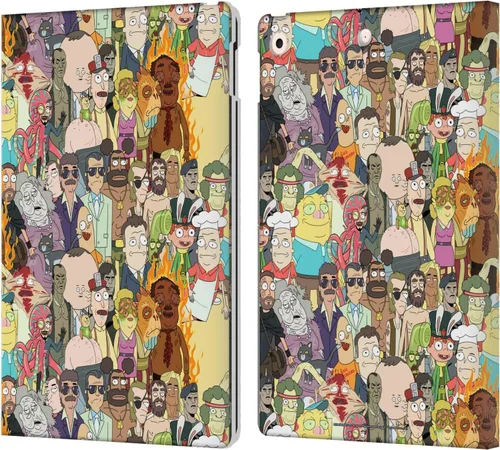 Miniatura 8 de Head Case Designs Funda de piel con licencia oficial de Rick and Morty Aliens Season 3, compatible con Apple iPad 10.2 2019/2020/2021