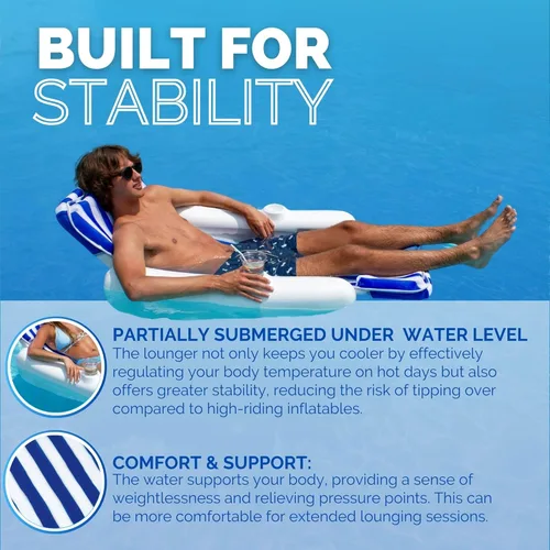 Miniatura 4 de Swimline Inserto de balsa de piscina con hon