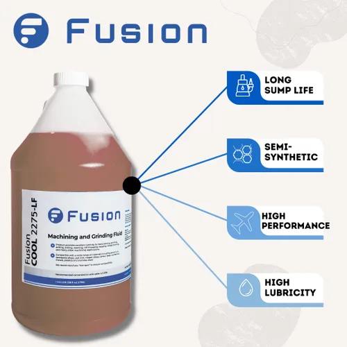 Miniatura 2 de Fusion Chemical - Fluido de mecanizado con baja espuma Fusion Cool 2275 LF Refrigerante de uso general con bajo olor excepcional, alta