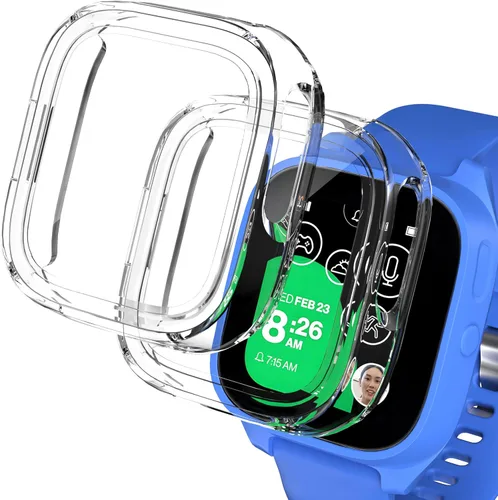 Miniatura 19 de Kuaguozhe Paquete de 2 fundas compatibles con Gizmo Watch 2, protector de pantalla para niños (paquete de 2), funda protectora general