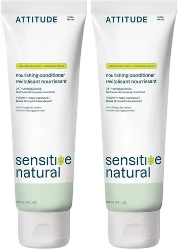Miniatura 14 de ATTITUDE Acondicionador capilar para cuero cabelludo seco sensible, avena calmante, protege el color, ingredientes derivados naturalmente, probado