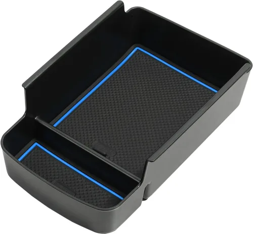 smabee Bandeja organizadora de consola central, para Chevy Trax 2024 2025 2026, accesorios y reposabrazos, caja de almacenamiento para 2024 2025 Azul