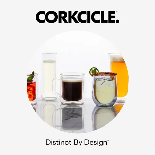 Miniatura 7 de Corkcicle Vaso Premium para Cigarro - Vaso de Whiskey de Doble Uso - Muesca para Cigarro Incorporada - Diseño Ergonómico - Construcción Duradera