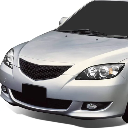 Miniatura 5 de DNA MOTORING Lámpara de faros delanteros con proyector lateral del conductor de estilo de fábrica compatible con Mazda 3 04-09 4-Door Sedan