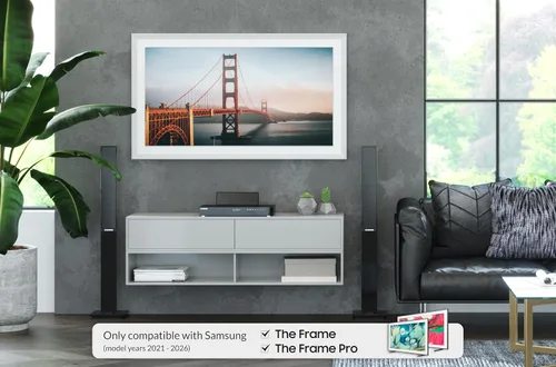 Miniatura 2 de Marco de TV Deco de Aleación Prismático Blanco Puro de 32" - Compatible SOLO con Samsung The Frame TVs