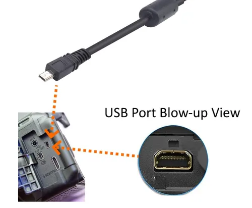 Miniatura 3 de Cable de carga de transferencia de imágenes USB con conector USB-C UC-E6 UC-E16 UC-E17 para cámaras Nikon Coolpix/DSLR seleccionadas para PC, iPhone