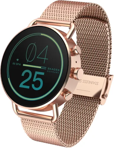 Skagen Reloj inteligente con pantalla táctil Gen 6 con Alexa integrado altavoz frecuencia cardíaca oxígeno en sangre GPS pagos sin contacto y