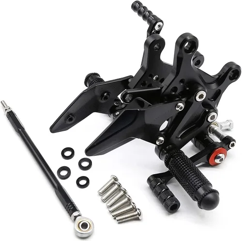 Miniatura 6 de FXCNC Juego trasero de motocicleta compatible con ZX25R 2020-2022 ZX4R 2023 ZX-4RR 2022-2024 Billet Juego de estriberas traseras totalmente