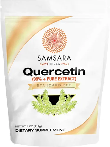 Miniatura 4 de Samsara Herbs Quercetina 98%+ Extracto Puro en Polvo (8 oz/226g) - Igual a 452 x 500 mg Cápsulas