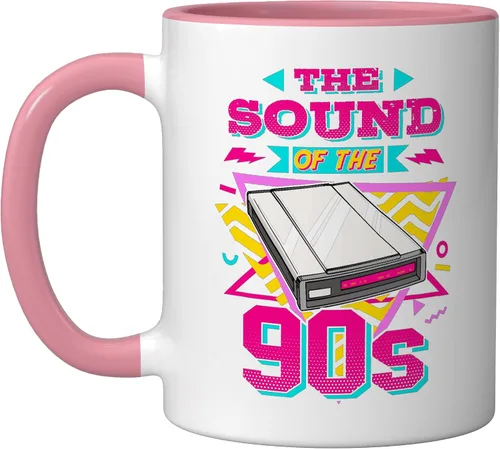 Miniatura 8 de 90s Nostalgia Retro 90s Dial Up Internet Vintage Ceramic Mug, Black/White