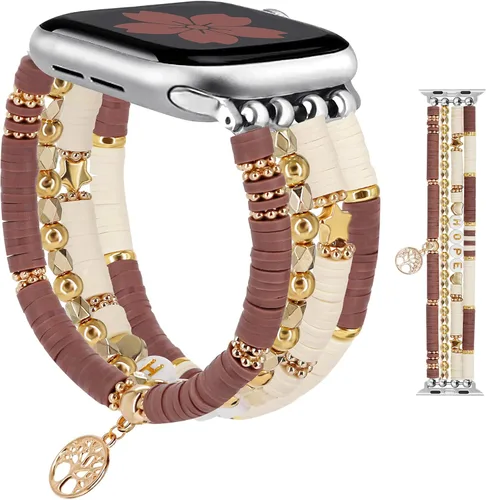 Miniatura 18 de JR.DM Correa de reloj de Halloween Compatible con Apple Watch de 38 mm, 40 mm, 41 mm, 44 mm, 42 mm, 45 mm, 46 mm, linda, preppy, hecha a mano