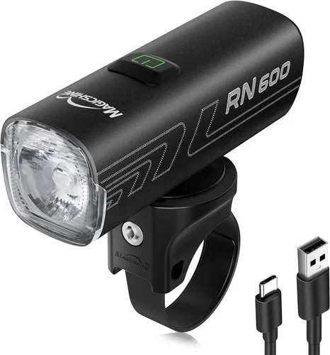 Miniatura 9 de Magicshine RN600/900 V2.0 Bike Light, USB-C Rechargeable Anti-Glare Front Bike Headlight, IPX7 Waterproof Aluminum Bicycle Light for Night Riding