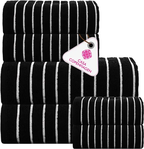 Miniatura 14 de CASA COPENHAGEN Toallas clásicas para trapeador de bar, paquete de 12, 15 x 19 pulgadas, 100% algodón, altamente absorbentes y duraderas, toallas