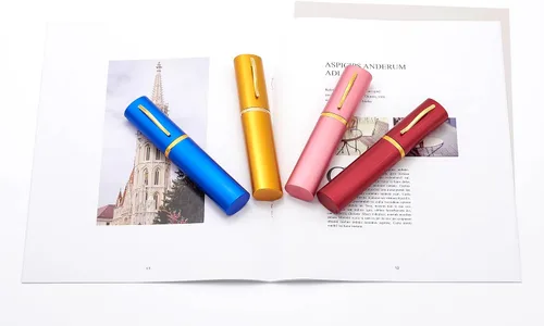 Miniatura 8 de Anteojos de lectura de bolsillo delgados para hombres y mujeres, lentes compactas súper transparentes, lentes con marco de metal con bisagra
