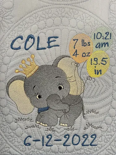 Miniatura 24 de Manta de Bebé Personalizada Colcha de Bebé Mantas con Monograma para Niños y Niñas Regalos de Bebé Bordados Placa