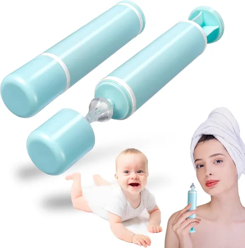 Aspirador nasal para bebés y adultos, 2 unidades, limpiador de jeringas de nariz, limpiador nasal para todas las edades, aspirador nasal manual